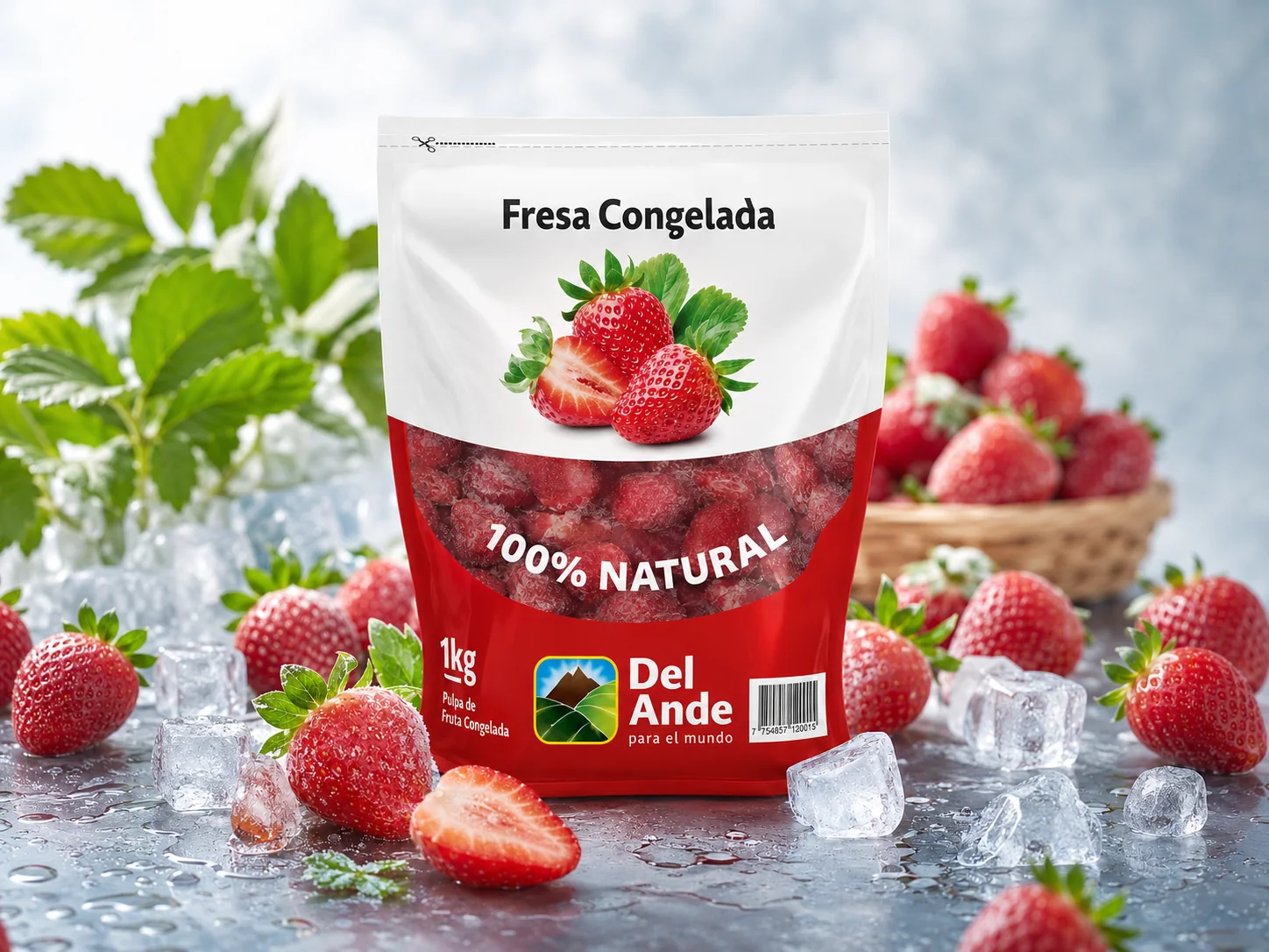 Fresas congeladas