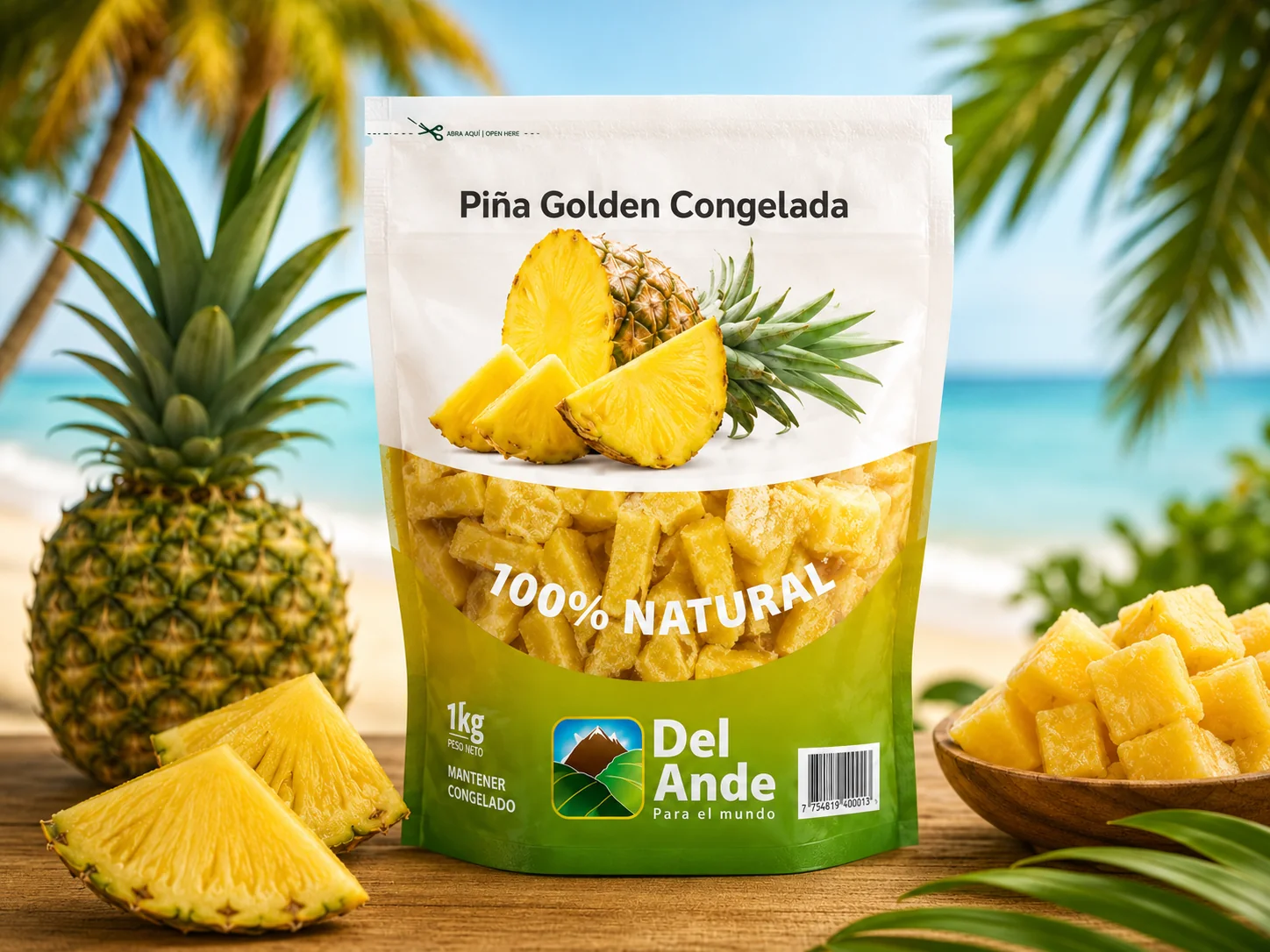 Piña Golden Congelada